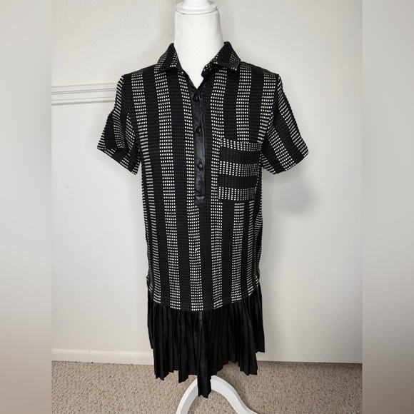 Zara Dresses & Skirts - Zara Monochrome Knit Pattern size S
